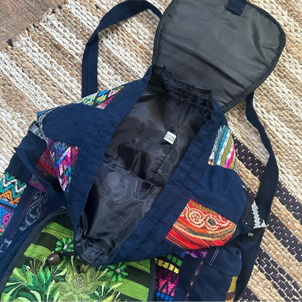 ☾ HANDMADE patchwork backpack - Picture 9 of 10